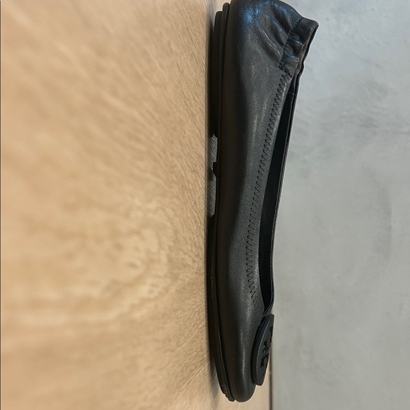 Tory Burch Black Leather Ballet Flats - Picture 15 of 15